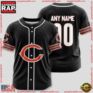 Custom Name And Number Chicago Bears NFL Sport Baseball Jersey