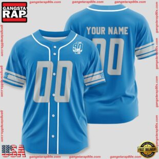 Custom Name And Number Detroit Lions NFL Team Sport Baseball Jersey