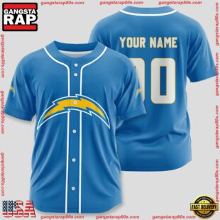 Custom Name And Number Los Angeles Chargers NFL Sport Baseball Jersey