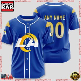 Custom Name And Number Los Angeles Rams NFL Sport Baseball Jersey