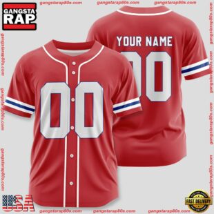 Custom Name And Number New England Patriots NFL Team Baseball Jersey