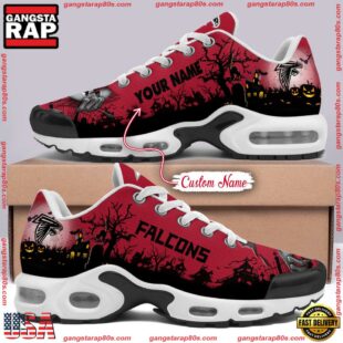 Custom Name NFL Atlanta Falcons Halloween Day Air Max Plus Shoes