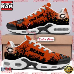 Custom Name NFL Chicago Bears Halloween Day Air Max Plus Shoes