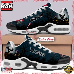 Custom Name NFL Houston Texans Halloween Day Air Max Plus Shoes