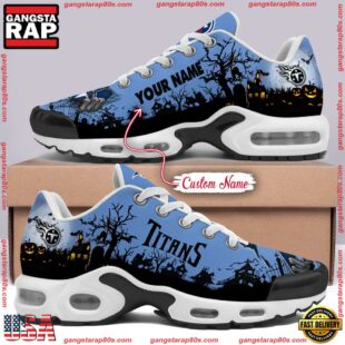 Custom Name NFL Tennessee Titans Halloween Day Air Max Plus Shoes