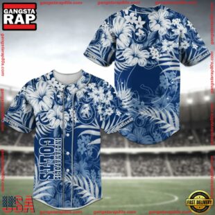 Indianapolis Colts NFL Fan Flower Baseball Jersey Shirt