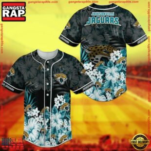 Jacksonville Jaguars NFL Baseball Jersey Shirt for Fans