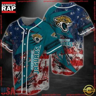 Jacksonville Jaguars NFL Baseball Jersey Shirt For This Season