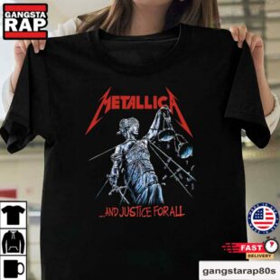 Metallica Justice Short Sleeve Graphic Unisex T Shirt