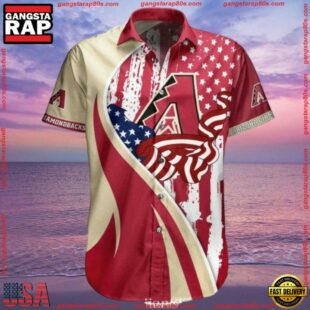 MLB Americana Paisley St. Louis Cardinals Aloha ShirtGroup