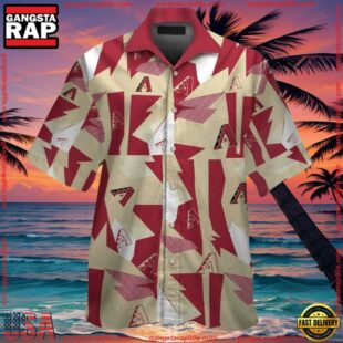 MLB Arizona Diamondbacks Abstract Desert Camo Aloha ShirtGroup