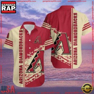 MLB Arizona Diamondbacks Abstract Paint Splash Hawaiian ShirtGroup