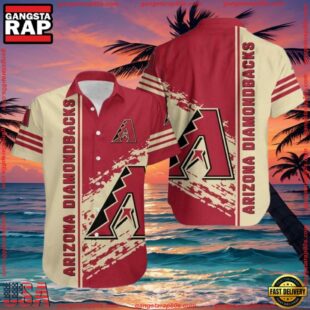 MLB Arizona Diamondbacks Abstract Paint Splash Hawaiian ShirtGroup