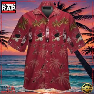 MLB Arizona Diamondbacks Beachside Equipment Hawaiian ShirtGroup