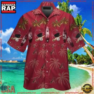 MLB Arizona Diamondbacks Beachside Equipment Hawaiian ShirtGroup