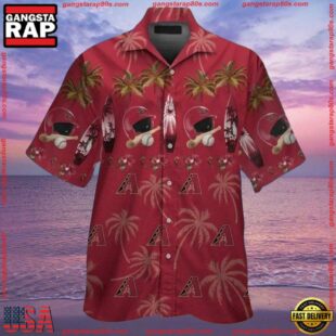 MLB Arizona Diamondbacks Beachside Equipment Hawaiian ShirtGroup