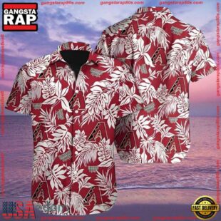 MLB Arizona Diamondbacks Hibiscus Aloha ButtonUp ShirtGroup