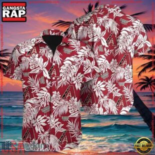 MLB Arizona Diamondbacks Hibiscus Aloha ButtonUp ShirtGroup