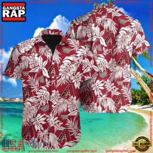 MLB Arizona Diamondbacks Hibiscus Aloha ButtonUp ShirtGroup