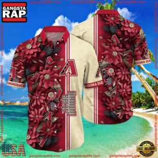 MLB Arizona Diamondbacks Leafy Tropics Aloha ShirtGroup