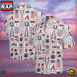 MLB Arizona Diamondbacks Patriotic Summer Hawaiian Shirt