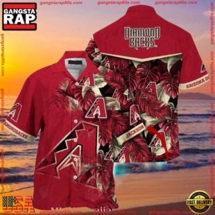 MLB Arizona Diamondbacks Personalized Name Summer Aloha Shirt