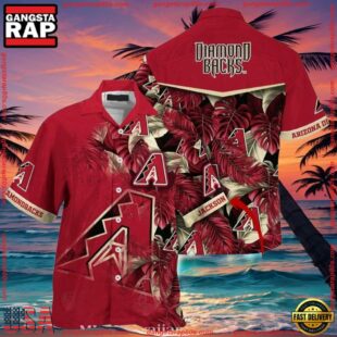 MLB Arizona Diamondbacks Personalized Name Summer Aloha Shirt