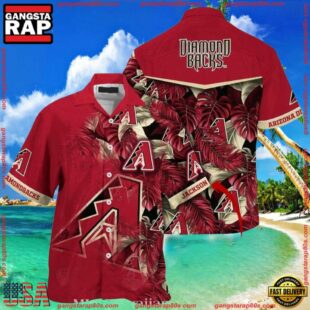 MLB Arizona Diamondbacks Personalized Name Summer Aloha Shirt