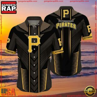 MLB Art Deco Pirates Pittsburgh Hawaiian Shirt