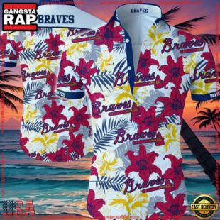 MLB Atlanta Braves Aloha Hawaiian Shirt Summer Button UpGroup