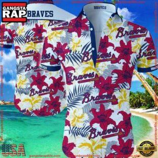 MLB Atlanta Braves Aloha Hawaiian Shirt Summer Button UpGroup