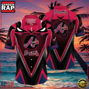 MLB Atlanta Braves Dynamic Art Deco Summer Hawaiian Shirt