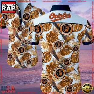 MLB Baltimore Orioles Aloha Hawaiian Shirt Summer Button UpGroup