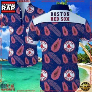 MLB Boston Red Sox Aloha Hawaiian Shirt Summer Button UpGroup