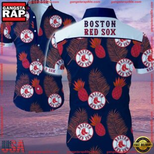 MLB Boston Red Sox Aloha Hawaiian Shirts Summer Button UpGroup