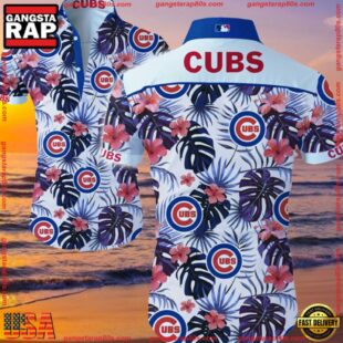 MLB Chicago Cubs Aloha Hawaiian Shirt Summer Button UpGroup