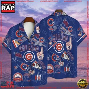 MLB Chicago Cubs Champions Spirit Hawaiian Shirt - Iconic Emblems And Motifs