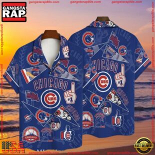 MLB Chicago Cubs Champions Spirit Hawaiian Shirt - Iconic Emblems And Motifs