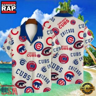 MLB Chicago Cubs Clean Classic Aloha Hawaiian Shirt