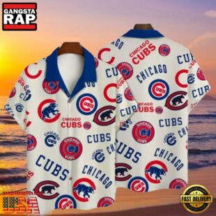 MLB Chicago Cubs Clean Classic Aloha Hawaiian Shirt