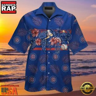 MLB Chicago Cubs Home Run Botanics Aloha Hawaiian Shirt