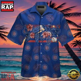 MLB Chicago Cubs Home Run Botanics Aloha Hawaiian Shirt