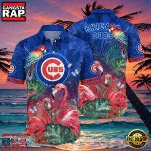 MLB Chicago Cubs Rainforest Retreat Aloha Hawaiian Shirt