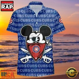 MLB Chicago Cubs Style Hot Trending Summer Hawaiian Shirt With Mickey Pirate Graphic