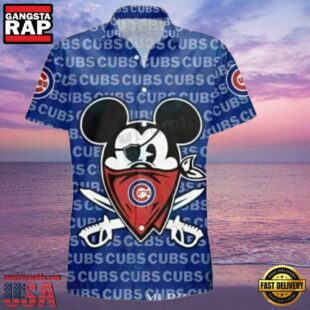 MLB Chicago Cubs Style Hot Trending Summer Hawaiian Shirt With Mickey Pirate Graphic