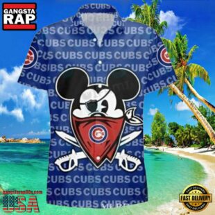 MLB Chicago Cubs Style Hot Trending Summer Hawaiian Shirt With Mickey Pirate Graphic