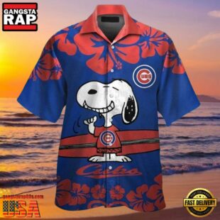 MLB Chicago Cubs Style Hot Trending Summer Hawaiian Shirt With Snoopy Graphic