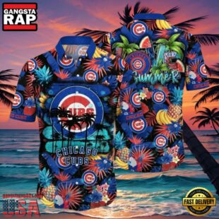 MLB Chicago Cubs Summer Vibes Tropical Aloha Hawaiian Shirt