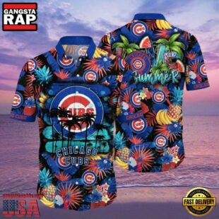 MLB Chicago Cubs Summer Vibes Tropical Aloha Hawaiian Shirt