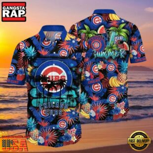 MLB Chicago Cubs Summer Vibes Tropical Aloha Hawaiian Shirt